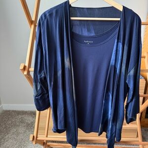 Van Heusen Black Stretch Scoop Neck Top